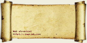 Borka Jačović vizit kartica